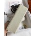 Hermes Kelly Pochette Handmade Bag In Beton Ostrich Leather