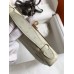 Hermes Kelly Pochette Handmade Bag In Beton Ostrich Leather