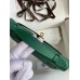 Hermes Kelly Pochette Handmade Bag In Malachite Epsom Calfskin