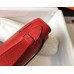 Hermes Kelly Pochette Bag In Red Epsom Leather