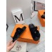 Hermes Womens Chypre Sandals In Black Suede Calfskin