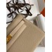 Hermes Kelly Pochette Handmade Bag In Trench Epsom Calfskin