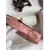 Hermes Kelly Pochette Handmade Bag In Terre Cuite Ostrich Leather