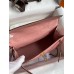 Hermes Kelly Pochette Handmade Bag In Terre Cuite Ostrich Leather
