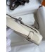 Hermes Kelly Pochette Handmade Bag In Nata Swift Calfskin
