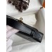 Hermes Kelly Pochette Handmade Bag In Black Swift Calfskin