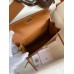 Hermes Kelly Danse II Bag In Gold Evercolor Calfskin