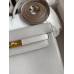 Hermes Kelly Danse II Bag In Pearl Grey Evercolor Calfskin