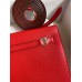 Hermes Kelly Danse II Bag In Red Evercolor Calfskin