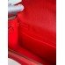 Hermes Kelly Danse II Bag In Red Evercolor Calfskin