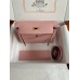 Hermes Kelly Danse II Bag In Rose Sakura Evercolor Calfskin