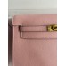 Hermes Kelly Danse II Bag In Rose Sakura Evercolor Calfskin