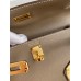 Hermes Kelly Danse II Bag In Taupe Evercolor Calfskin