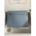 Hermes Kelly Danse II Bag In Blue Lin Evercolor Calfskin