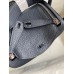Hermes Mini Lindy Handmade Bag In Blue Nuit HHL19clbnClemence Leather