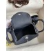 Hermes Mini Lindy Handmade Bag In Blue Nuit HHL19clbnClemence Leather