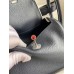Hermes Mini Lindy Handmade Bag In Blue Nuit HHL19clbnClemence Leather