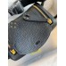 Hermes Mini Lindy Handmade Bag In Black Clemence Leather