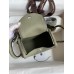Hermes Mini Lindy Handmade Bag In Sauge Clemence Leather
