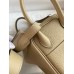 Hermes Mini Lindy Handmade Bag In Trench Clemence Leather