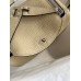 Hermes Mini Lindy Handmade Bag In Trench Clemence Leather