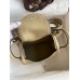 Hermes Mini Lindy Handmade Bag In Trench Clemence Leather