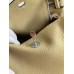 Hermes Mini Lindy Handmade Bag In Trench Clemence Leather