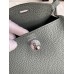 Hermes Mini Lindy Handmade Bag In Vert Amande Clemence Leather