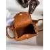 Hermes Mini Lindy Handmade Bag In Gold Ostrich Leather