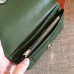 Hermes Dogon Duo Wallet In Green Clemence Leather