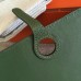 Hermes Dogon Duo Wallet In Green Clemence Leather