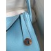 Hermes Lindy 26 Handmade Bag In Blue Atoll Clemence Leather