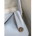 Hermes Lindy 26 Handmade Bag In Blue Brume Clemence Leather