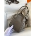 Hermes Lindy 26 Handmade Bag In Etain Clemence Leather