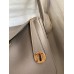 Hermes Lindy 26 Handmade Bag In Gris Asphalt Clemence Leather