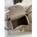 Hermes Lindy 26 Handmade Bag In Gris Asphalt Clemence Leather