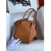 Hermes Lindy 26 Handmade Bag In Gold Clemence Leather