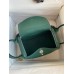 Hermes Lindy 26 Handmade Bag In Malachite Clemence Leather