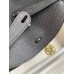 Hermes Lindy 26 Handmade Bag In Black Clemence Leather