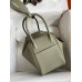 Hermes Lindy 26 Handmade Bag In Sauge Clemence Leather