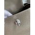 Hermes Lindy 26 Handmade Bag In Taupe Clemence Leather