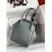 Hermes Lindy 26 Handmade Bag In Vert Amande Clemence Leather