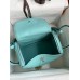 Hermes Lindy 26 Handmade Bag In Blue Atoll Swift Calfskin