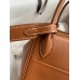 Hermes Lindy 26 Handmade Bag In Gold Swift Calfskin