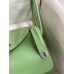 Hermes Lindy 26 Handmade Bag In Vert Cypres Swift Calfskin