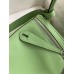 Hermes Lindy 26 Handmade Bag In Vert Cypres Swift Calfskin