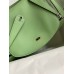 Hermes Lindy 26 Handmade Bag In Vert Cypres Swift Calfskin