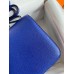 Hermes Constance 18 Handmade Bag In Blue Electric Chevre Mysore Leather