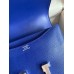 Hermes Constance 18 Handmade Bag In Blue Electric Chevre Mysore Leather