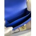 Hermes Constance 18 Handmade Bag In Blue Electric Chevre Mysore Leather
